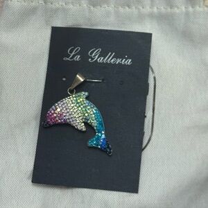 Colorful Dolphin Pendant